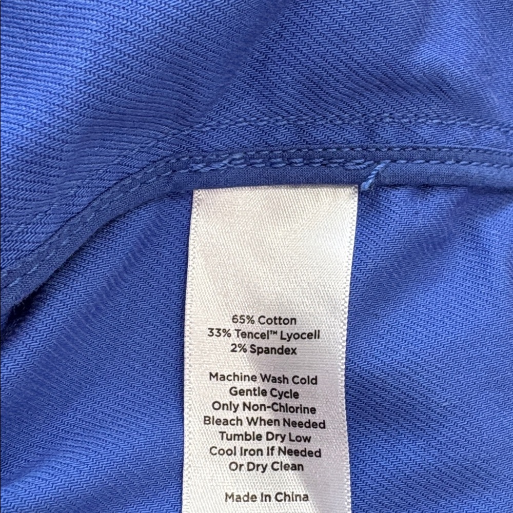 Talbots Blue Casual Button Down Jacket, Size XL - image 8